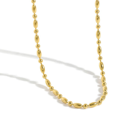 NECKLACE POD CHAIN 18K GOLD PLATED