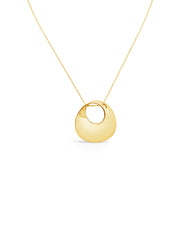 ABSTRACT NECKLACE, GOLD