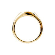 PROMISE RING (YELLOW GOLD PLATED)