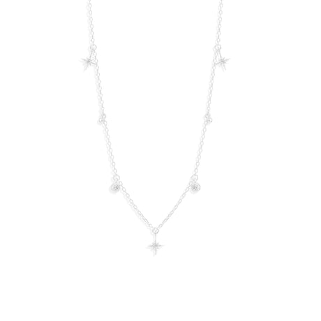 BATHED IN YOUR LIGHT CHOKER SILVER