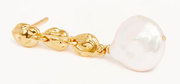 GROW WITH GRACE PEARL EARRINGS - GOLD
