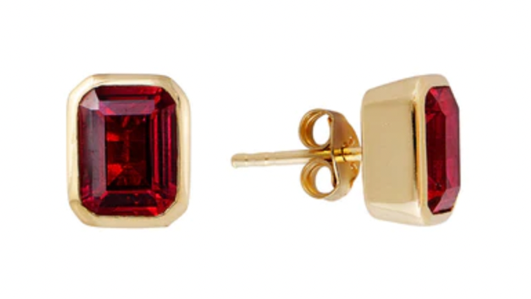 ROSA CRYSTAL COCKTAIL STUDS - GOLD