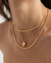 REFLECTION CHAIN NECKLACE - 18K GOLD PLATED
