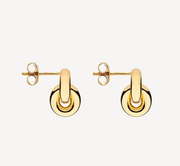 EMBRACE STUD EARRINGS (YELLOW GOLD PLATED)