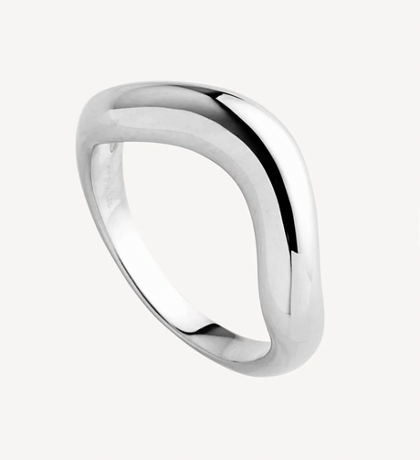 WAVE RING (STERLING SILVER)