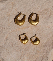 ESSENCE HOOPS - 18K GOLD PLATED