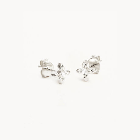 LIVE IN LIGHT STUDS SILVER