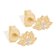 GOLD BLOOMING UNDER THE SAME SUN STUD EARRINGS
