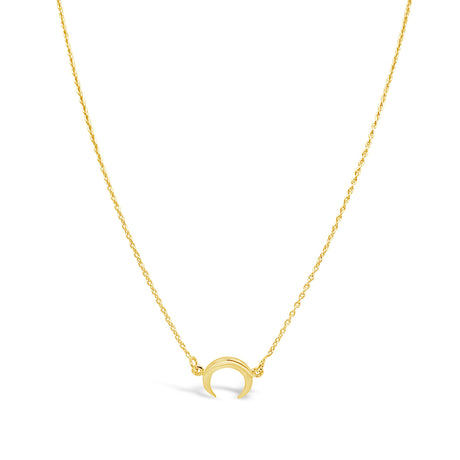 MINI MOON NECKLACE, GOLD