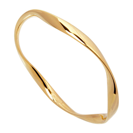LARGE GARDEN OF EDEN BANGLE (YELLOW GOLD PLATED)
