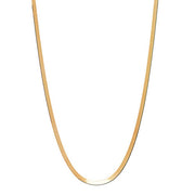 HERRINGBONE NECKLACE (YELLOW GOLD PLATED)