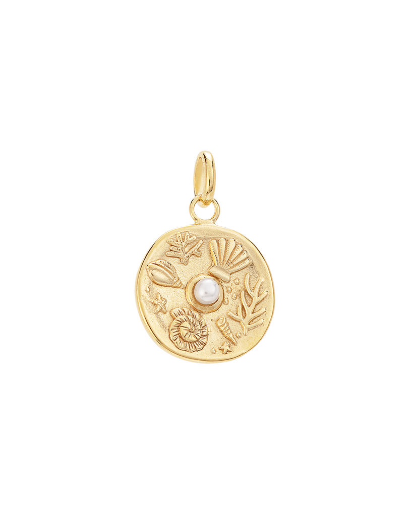 TINY BY THE SEA COIN (18K-GOLD-VERMEIL)